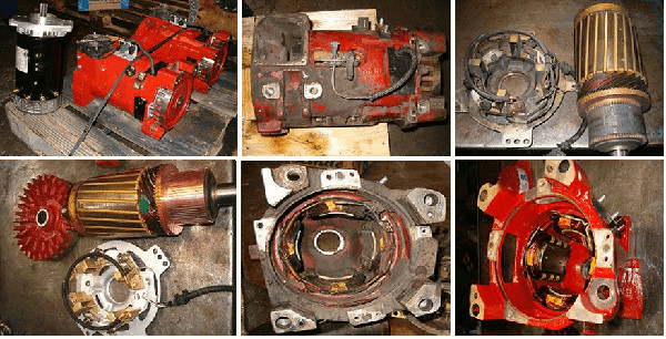 Motor de carretilla elevadora DC